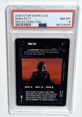 V1185: 2000: BOBA FETT: REFLECTIONS: FOIL: PSA 8: NM-MT: 88724599